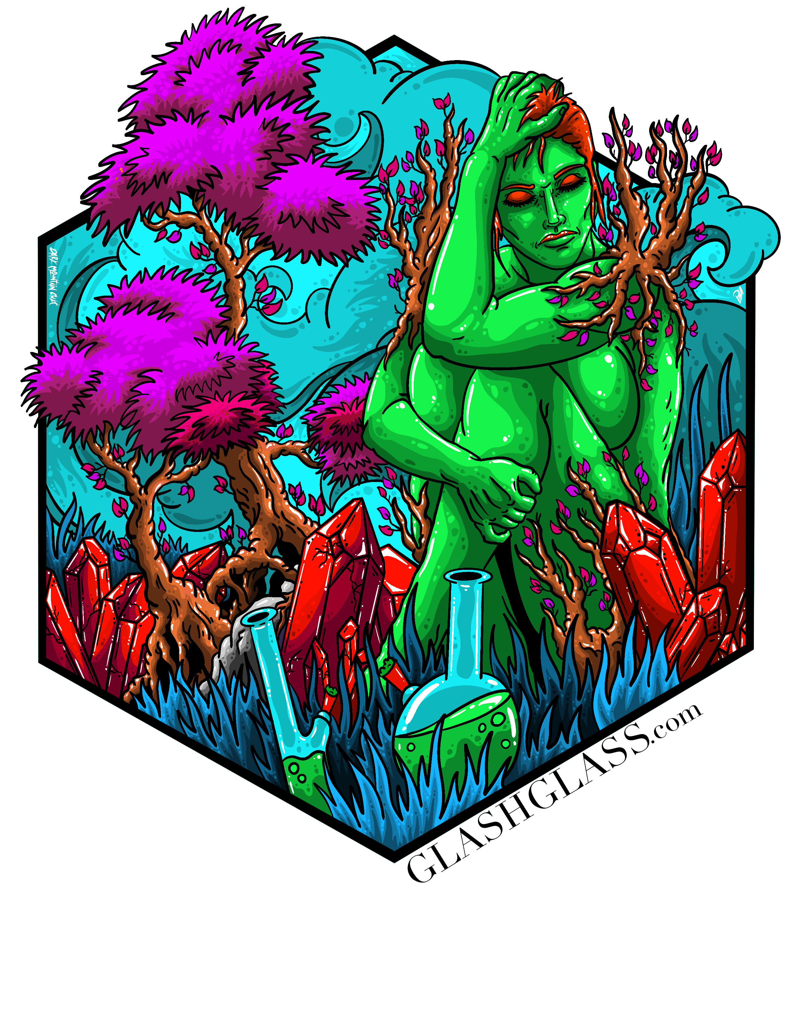 Glash Glass logo