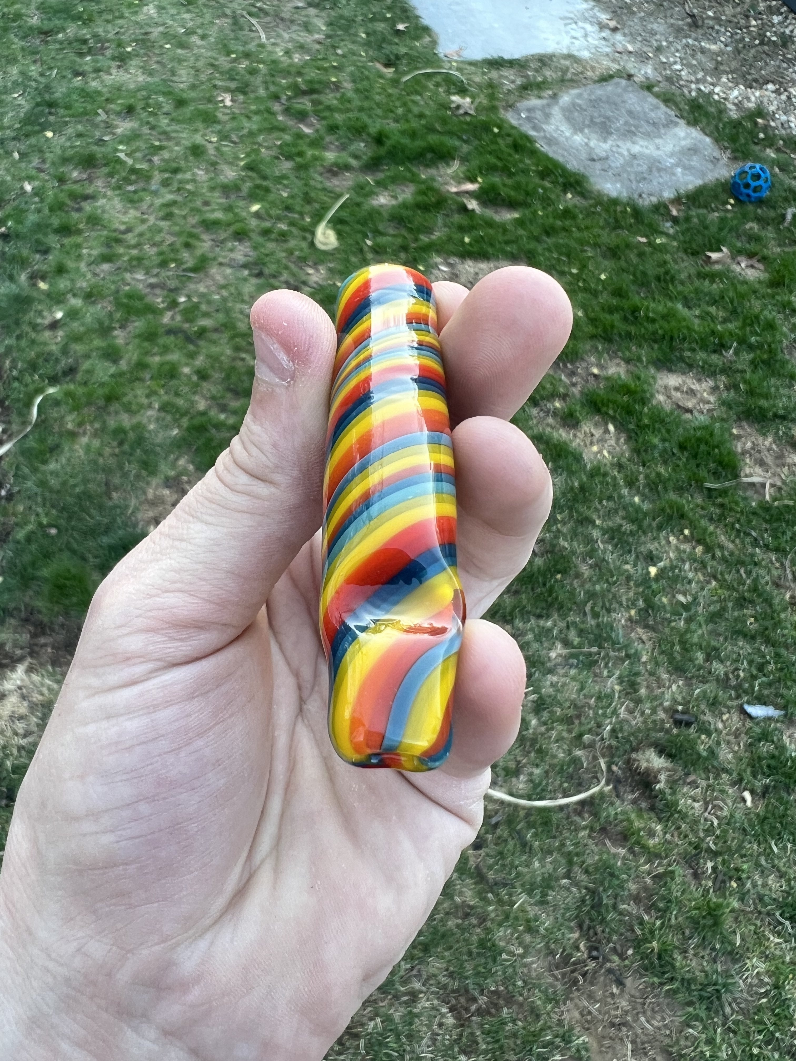 Rainbow Swirl Chillum
