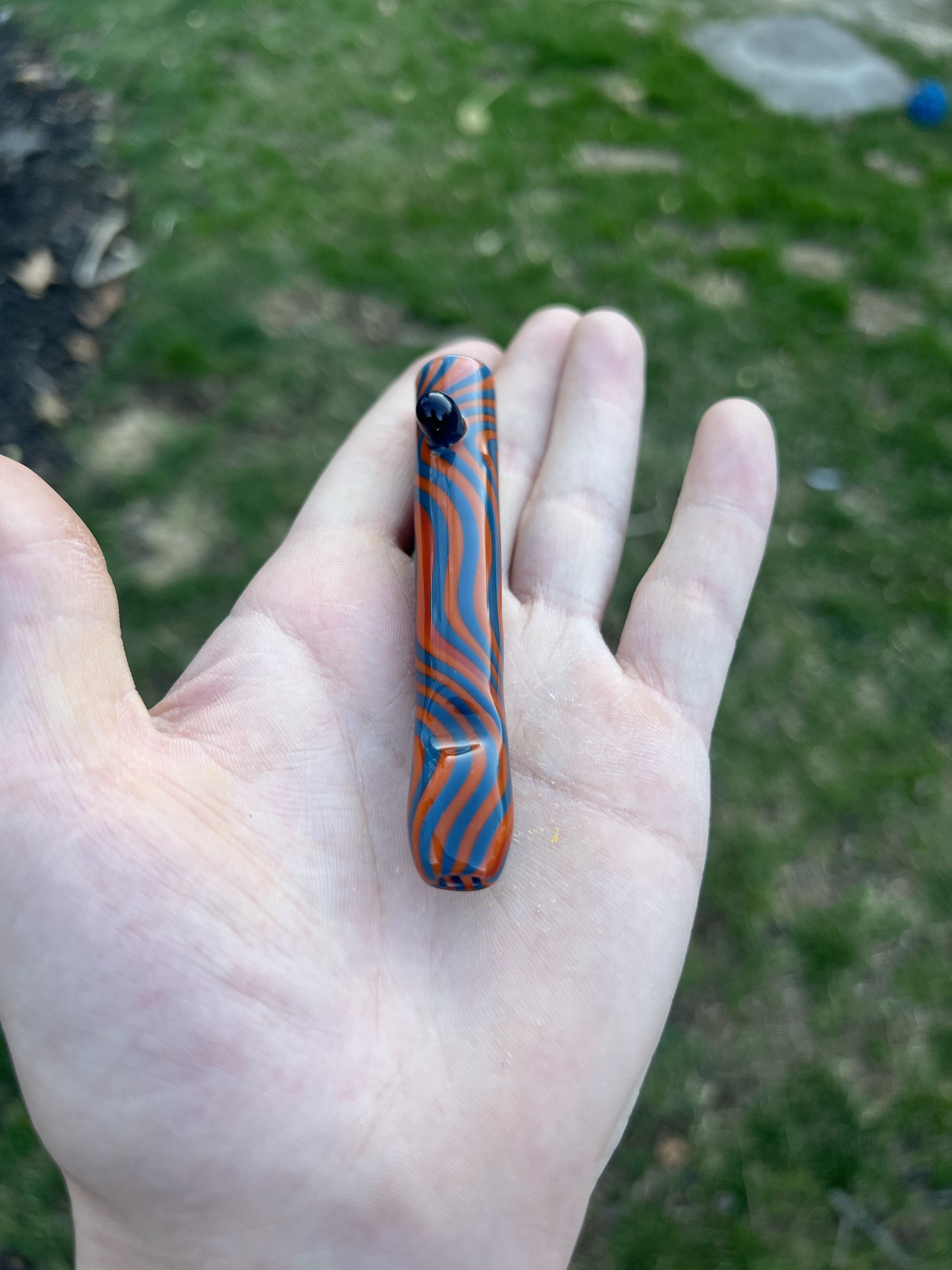 Blue & Orange Chillum