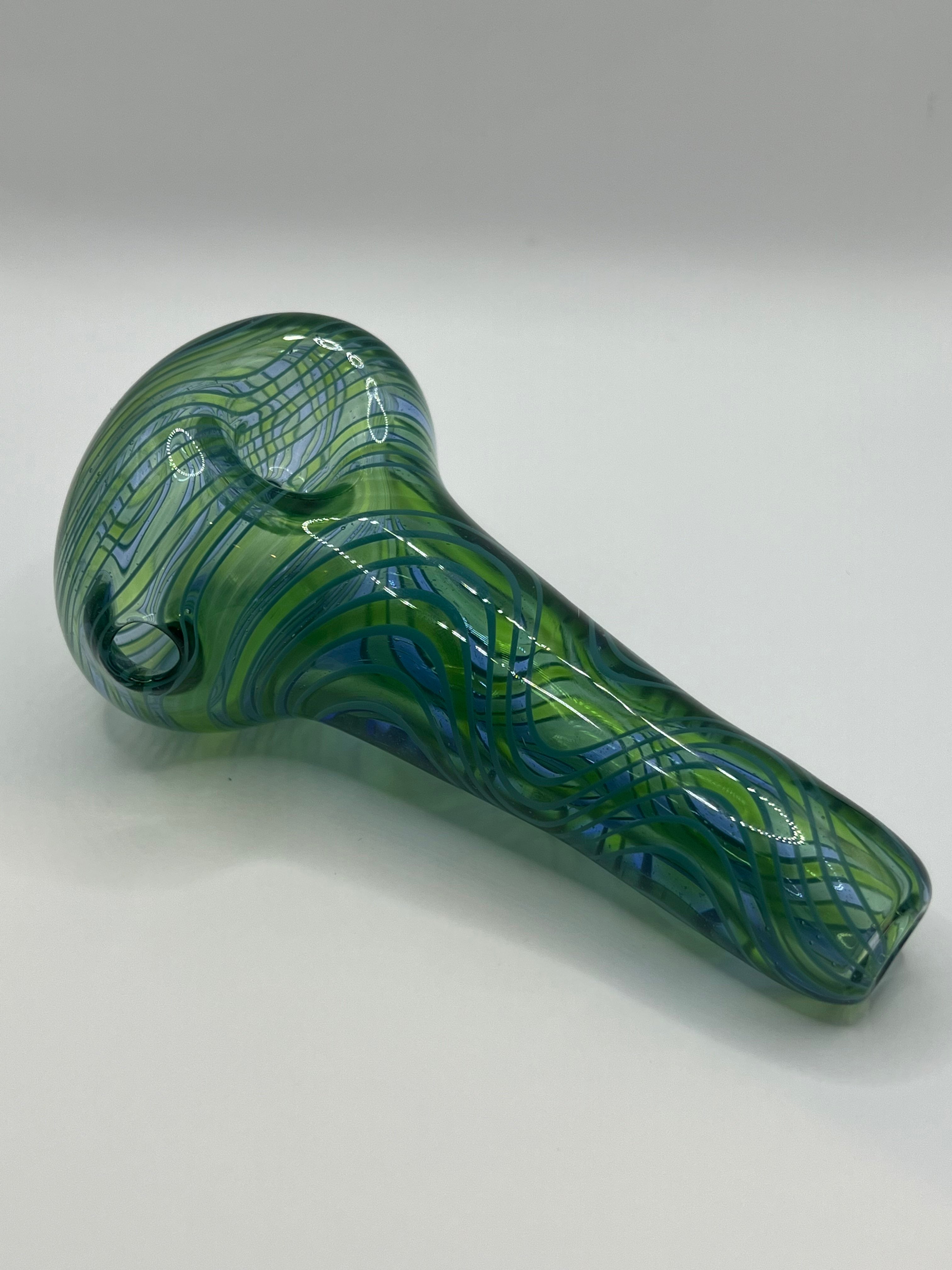 Jumbo Green & Blue Swirl