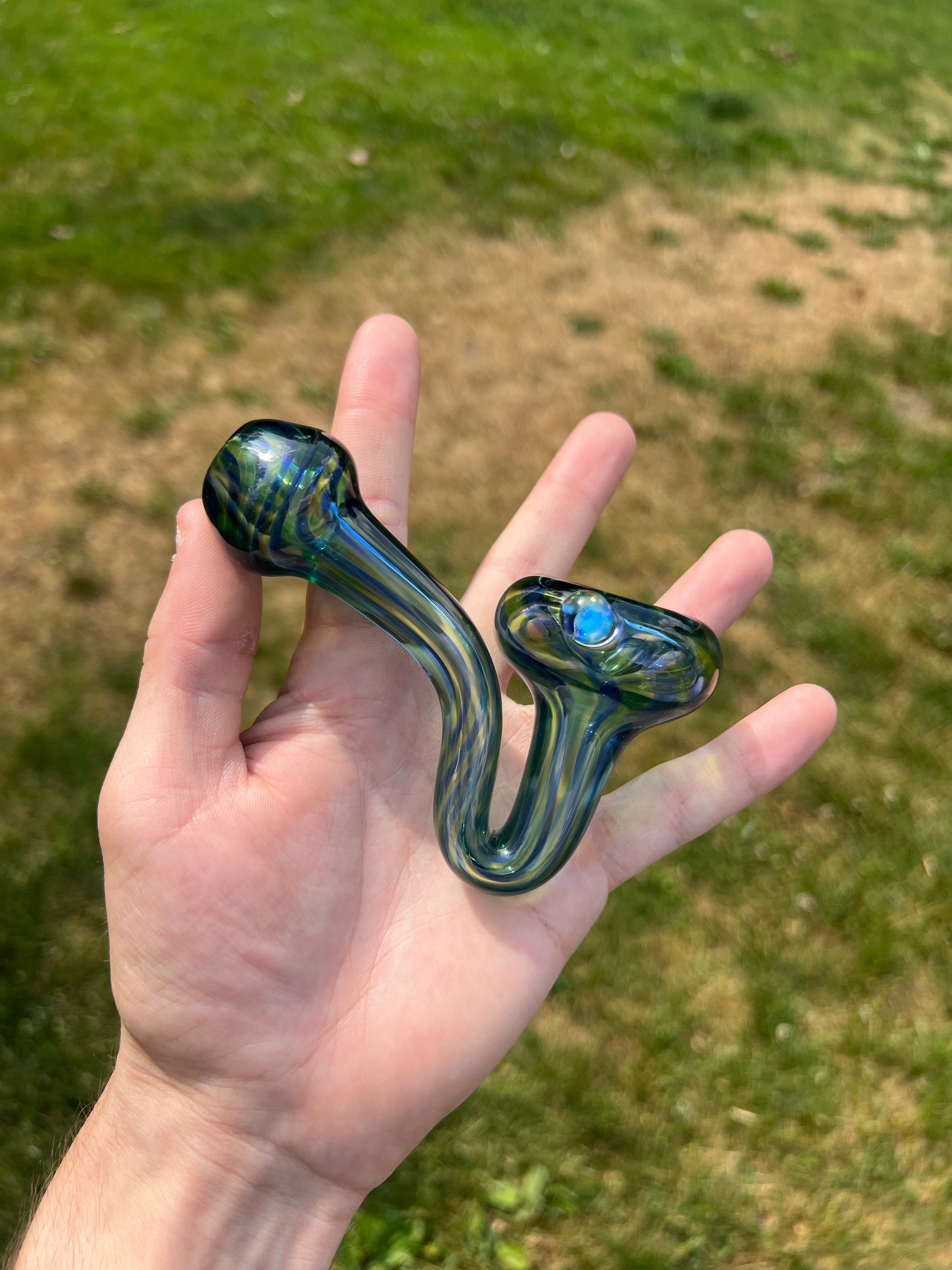 Blue & Green Swirl